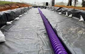 Installation of drainage cells